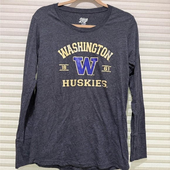 University of Washington Huskies Men's Gray Shirt - Picture 2 of 2